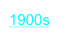 1900s 