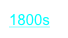 1800s